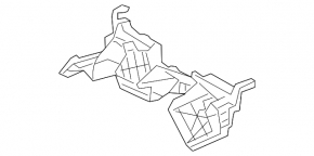 Radiator deflector central Lexus UX200 UX250h 19-