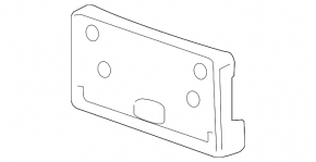 Chevrolet Volt 11-15 Front License Plate Area