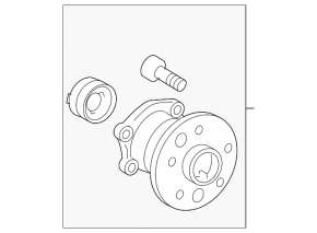 Toyota Camry v40 rear right hub