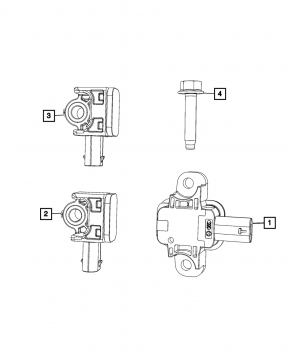 Airbag Sensor Front Left Dodge Durango 11-20