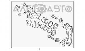 Brake caliper assembly front right Kia Sorento 16-20 TOP