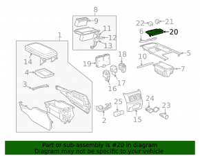 Lexus GS300 GS350 GS430 06-11 Mode Control Button Panel