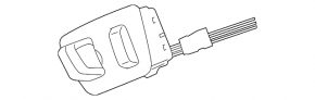 BMW X5 F15 14-18 electric steering wheel control with heated steering wheel button, broken mount