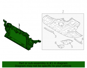 Kia K5 21-24 TV radiator panel