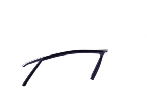 Upper front right door molding Jeep Compass 17-24 chrome with glass seal