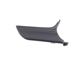 Jeep Grand Cherokee WL 21-23 upper left front panel trim, black leather, white stitching