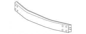 Front bumper reinforcement Acura ILX 13-15 prerest