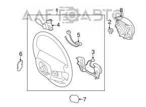 Steering wheel controls for the 2005-2007 Toyota Avalon