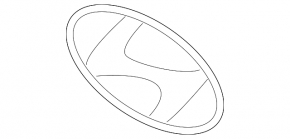 Hyundai Tucson 2022-24 grille emblem