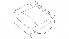 Rear seats, 2nd row, Nissan Pathfinder 13-16, beige cloth, dry-cleanable