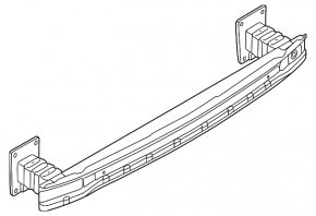Rear bumper reinforcement Audi A3 22-26