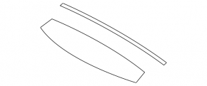 Infiniti QX50 19- front small sunroof glass
