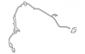 Porsche Macan 15-26 radiator diffuser wiring