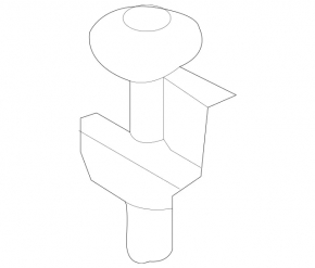 Upper left radiator bracket Mercedes W167 GLE 350 450 20-23 plastic, 3 parts