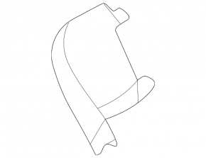 Mercedes EQS-class V297 22-25 AMG front bumper towing hook cap pkg
