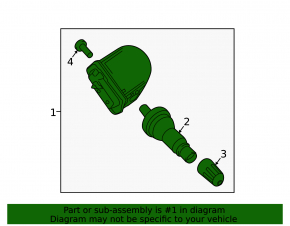 Wheel Pressure Sensor Lincoln MKZ 17-20 433mhz