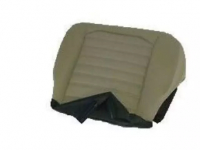 Ford Fusion mk5 17-20 driver's seat cushion upholstery, black leather, heated, scratched