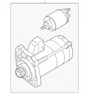 Starter Audi A6 C7 12-13 2.0T