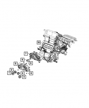 Fiat 500 climate control 12-19, break
