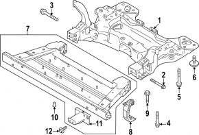 Volvo C40 22-24 Front Subframe