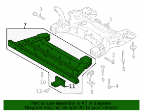 Volvo C40 22-24 Front Subframe