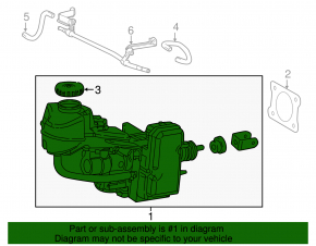 Main brake cylinder with reservoir Toyota Camry v70 19-20 hybrid with cover