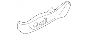 Driver's seat cover, left, Audi Q3 83A 19-25, black