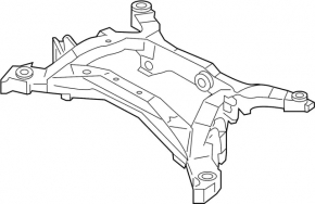Nissan 350z rear subframe