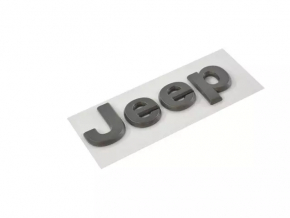 Emblem hood inscription Jeep Compass 17- gray