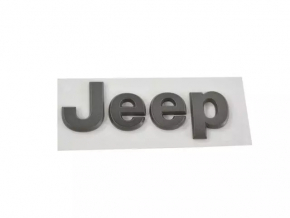 Emblem hood inscription Jeep Compass 17- gray