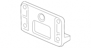 Frame for number plate front bumper Honda Clarity 18-21 usa