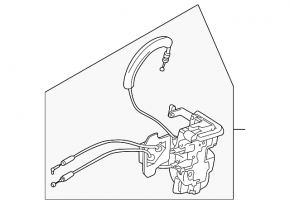 Front right door lock Infiniti FX35 FX45 03-08