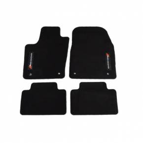 Dodge Durango 2013-2015 Premium Black Floor Mat Set, 2 Rows