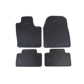 Dodge Durango 2013-2015 Premium Black Floor Mat Set, 2 Rows