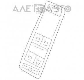 Front left window lift control for Mercedes CLA 14-19