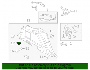 Lincoln Nautilus 19-23 Rear Seat Tilting Buttons