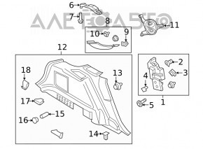 Lincoln Nautilus 19-23 Rear Seat Tilting Buttons
