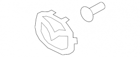 Mazda 6 18-21 Radiator Grille Emblem