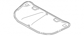 Mazda 6 hood insulation 2014-2017