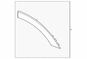 Rear Left Wing Arch Cover Ford Bronco Sport 21-25