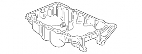 Oil pan Acura MDX 14-20