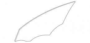 Glass of the front right door Mercedes GLA 15-20