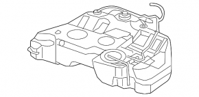 Fuel tank Nissan Maxima A36 16-18 3.5