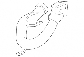 Air duct Toyota Rav4 2.5 10-08
