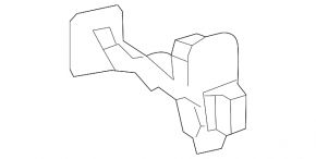 Cadillac CTS 14-19 rear right door stop