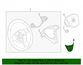 VW Atlas 21-21 small steering wheel cover