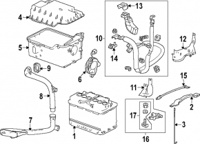 Positive terminal Acura MDX 16-20