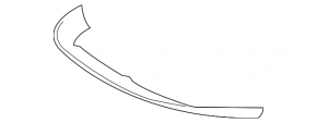 Front bumper lip VW Passat 06-10