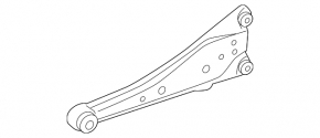 Rear left longitudinal arm Toyota Rav4 06-12