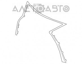 Grill molding upper Lexus RX350 RX450h 20-22